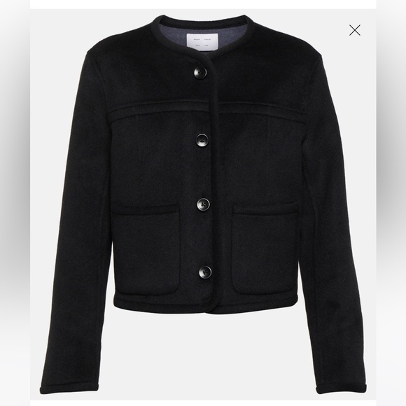 Proenza Schouler Cashmere Blend Reversible Melton Jacket - Picture 6 of 12